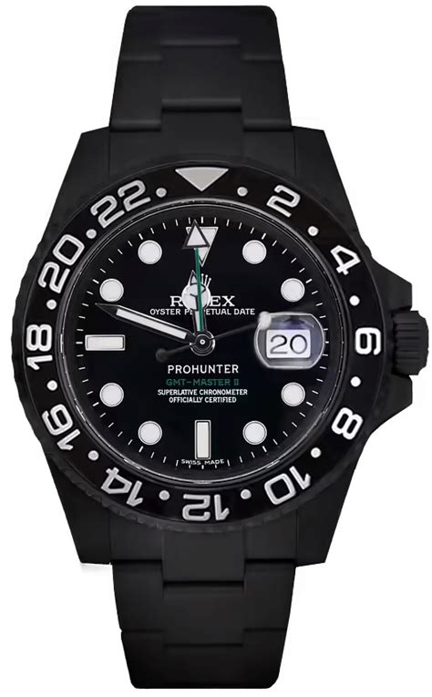 black rolex gmt pro hunter|pro hunter watches.